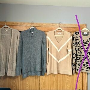 Sweater purge - selling as a lot